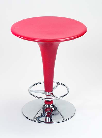 Red Bar Table - Adjustable